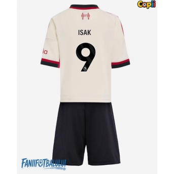 Liverpool Alexander Isak #9 Echipament de Fotbal Replică 2025-26 Copii Deplasare (+ Șorturi)